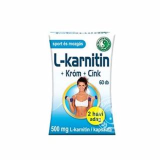 L-Karnitin +Króm +Cink Kapszula 60db Dr. Chen