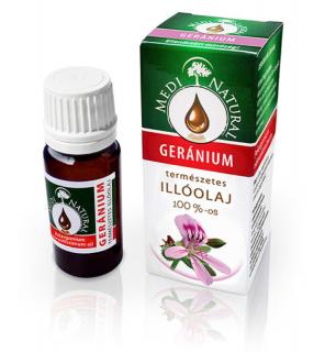 MediNatural 100%-os GERÁNIUM illóolaj 10ml