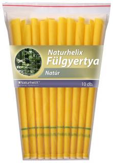 Natúr fülgyertya 10db Naturhelix