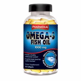 Omega-3 halolaj lágyzselatin kapszula 1000 mg 100 db Pharmekal