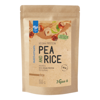 Pea  Rice Vegan Protein - mogyoró ízben- 500g Nutriversum