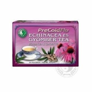 Precoldflu Echinacea és Gyömbér Tea 20db Dr. Chen