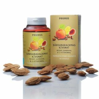 PRUNUS Sárgabarackmag kivonat Reishi gombával és C-vitaminnal 90 db