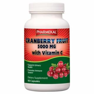 VÖRÖS ÁFONYA (TŐZEGÁFONYA) 5000 MG + C-vitamin 90db Pharmekal