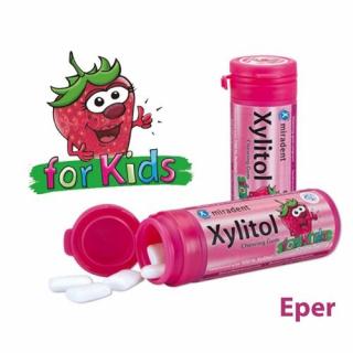 Xylitol Rágógumi for Kids Eper 30db