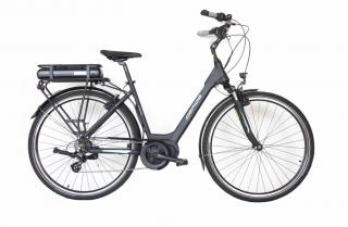 GEPIDA Crisia Altus 7 elektromos kerékpár (450Wh, fekete szín)
