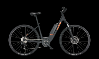 KTM Macina Cross A410 elektromos kerékpár (400Wh, fekete szín)