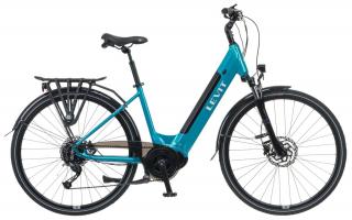 LEVIT Musca Urban MX 630 elektromos kerékpár (630Wh, türkiz szín)