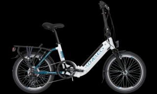 LOVELEC Izar összecsukható elektromos kerékpár (432Wh, fehér szín)