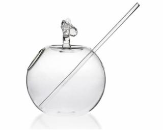 Alma formájú boroszilikát pohár 250ml