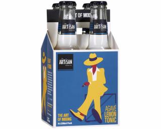 Artisan Agave Lemon Tonik 4x200ml ajándék hordozható dobozban