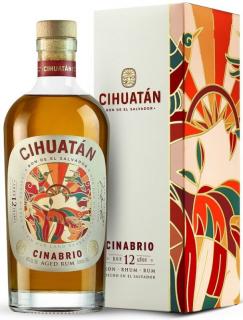 Cihuatán Cinabrio rum 0,7L 40% dd.