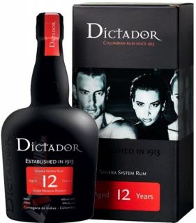 Dictador 12 years rum dd. 0,7L 40%