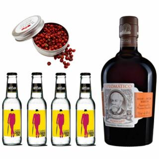 Diplomatico Mantuano Rum  Tonik Szett Ajándék Koktélfűszerrel
