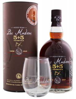 Dos Maderas PX 5+5 years rum pdd. 0,7L 40% + pohár