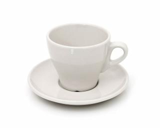 Fehér cappuccinós csésze + alj 160ml