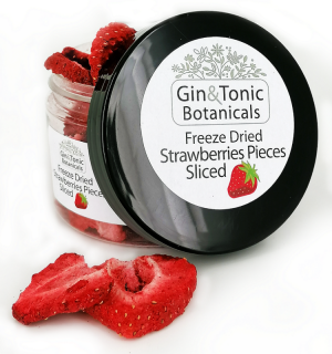 Gin Tonic Botanicals kis tégelyben liofilizált szeletelt eper 10 gr