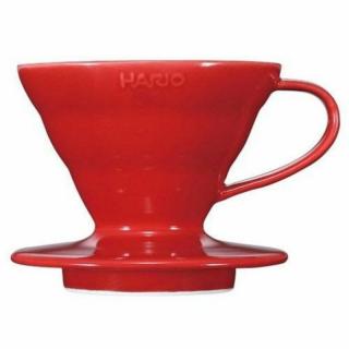 Hario V60 02 kerámia dripper piros