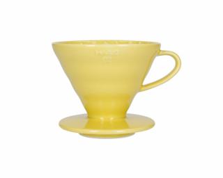 Hario V60-02 kerámia dripper sárga