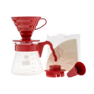 Hario V60 piros dripper szett