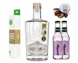 Historia Gin csomag 2 db Violet Tonikkal és ajándék ginfűszerrel