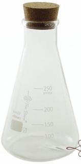 Labware Pohár parafa kupakkal Molekuláris Koktélokhoz 250 ml
