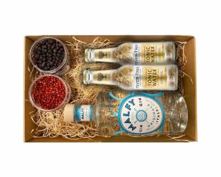 Malfy Gin Tonik szett Díszdobozban Ginfűszerrel