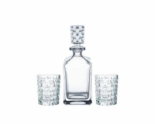 Nachtmann Bossa Nova whisky dekanter 750ml + 2db pohár 330ml