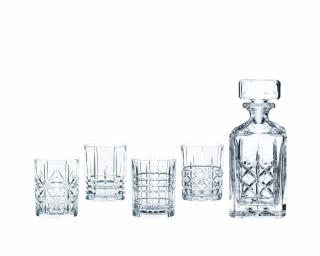 Nachtmann Highland whisky dekanter 750ml + 2db pohár 345ml