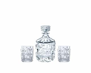Nachtmann Punk whisky dekanter 750ml + 2db pohár 330ml
