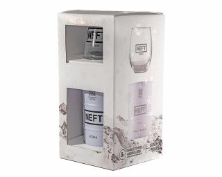NEFT White Barrel vodka 0,7L 40% dd. + pohár