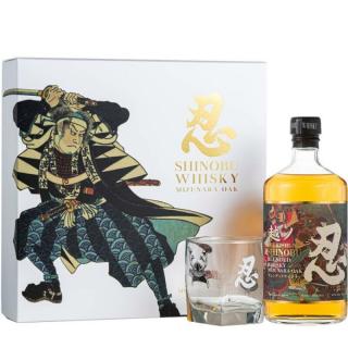 Shinobu Blended Whisky Mizunara Oak Finish ajándékcsomag - 0,7L (43%)