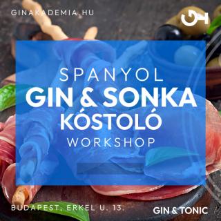 Spanyol gin  Sonka kóstoló workshop május 29.