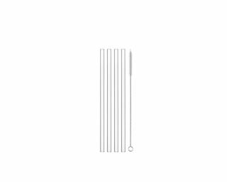 Spiegelau üveg szívószál szett 21cm 4db/cs