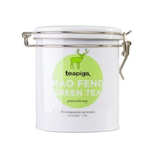 Teapigs Mao Feng Green Filteres Tea 20 teafilter csatos üvegben