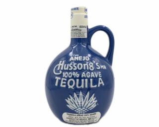 Tequila Hussongs Anejo 0,7 40% kék kerámia