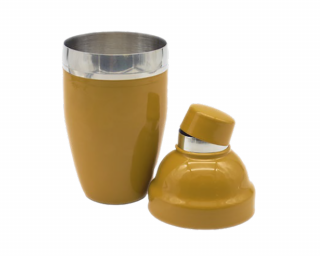 The Bars Cobbler koktél shaker mustársárga 500ml
