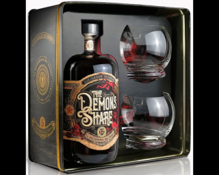 The Demons Share 12 éves rum 0,7L 41% dd. + 2 pohár