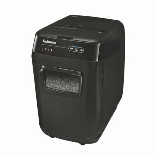 Iratmegsemmisítő, mikrokonfetti, 180 lap, FELLOWES "AutoMax 200M"