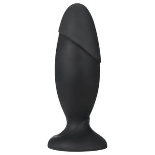 Anal Adventures Platinum Rocket - nagy anál plug (fekete)