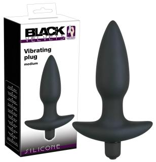 Black Velvet anál plug vibrátor - közepes