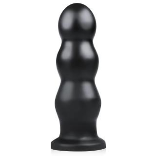 BUTTR Tactical III - tapadókorongos dildó (fekete)