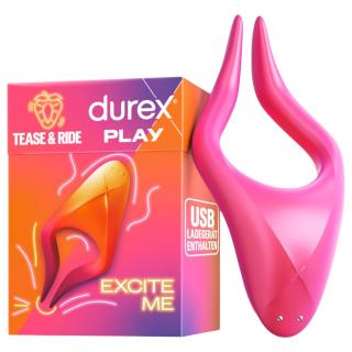 Durex Tease &amp; Ride - erogén zóna izgató (pink)