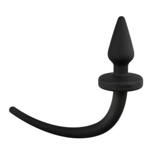 / Easytoys Dog Tail - anál dildó (fekete)