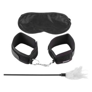 / Fetish Seduction Kit - BDSM készlet - 3db (fekete)