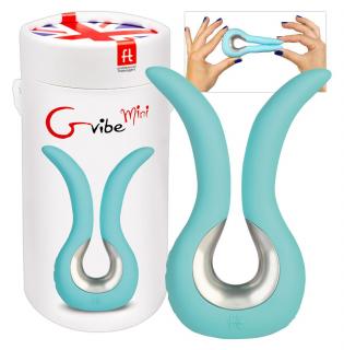 G-vibe Mini - USB-s szilikonvibrátor (menta)