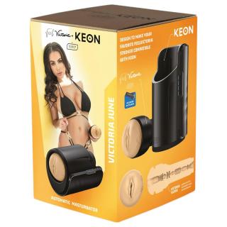 Kiiroo Keon + Victoria June - műpunci maszturbátor (natúr)