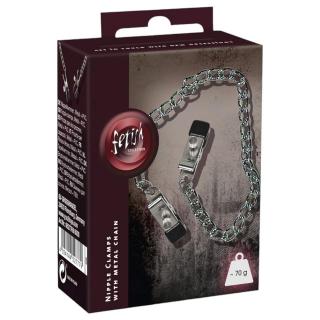 Láncos, állítható csipesz