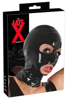 LATEX - szopó maszk (fekete)