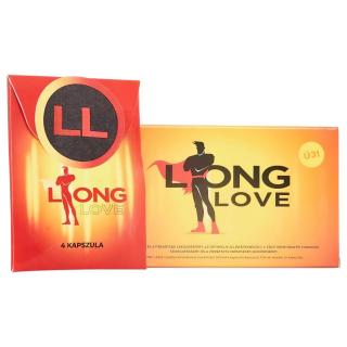 Long Love - magömlést késleltető étrend-kiegészítő (4db)